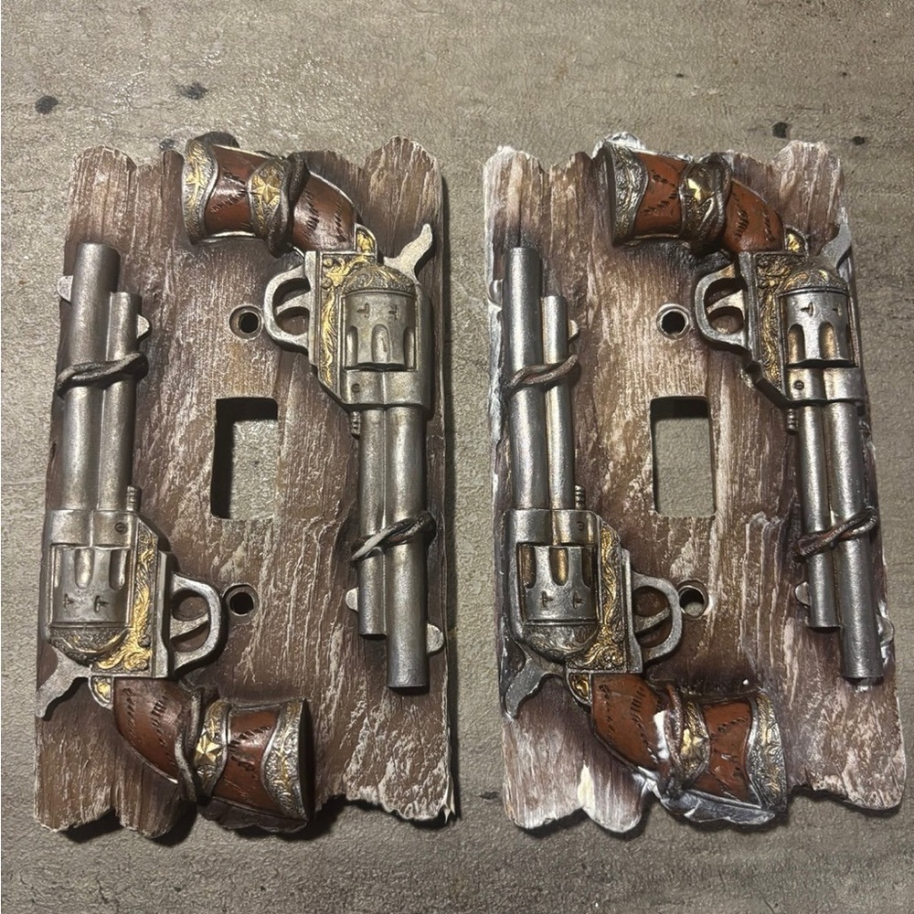Western Revolver Light Switch Covers